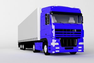Transport en aflevering van stalen onderdelen met vrachtwagen